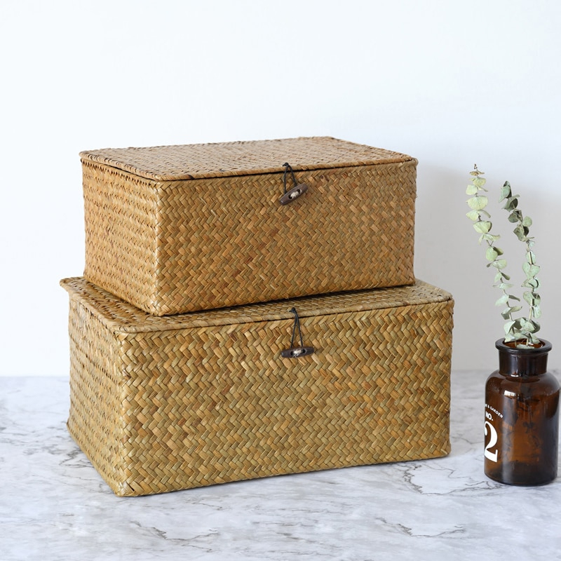Handmade Seagrass Storage Baskets