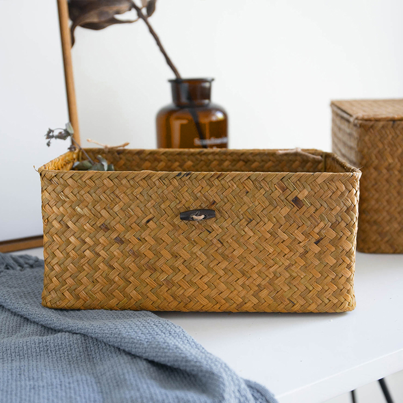 Handmade Seagrass Storage Baskets