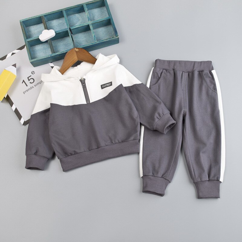 Short T-shirt Short Solid Pants Gentelman Clothes Set