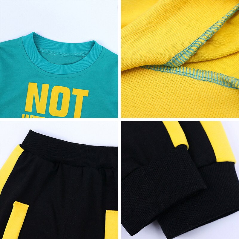 Short T-shirt Short Solid Pants Gentelman Clothes Set