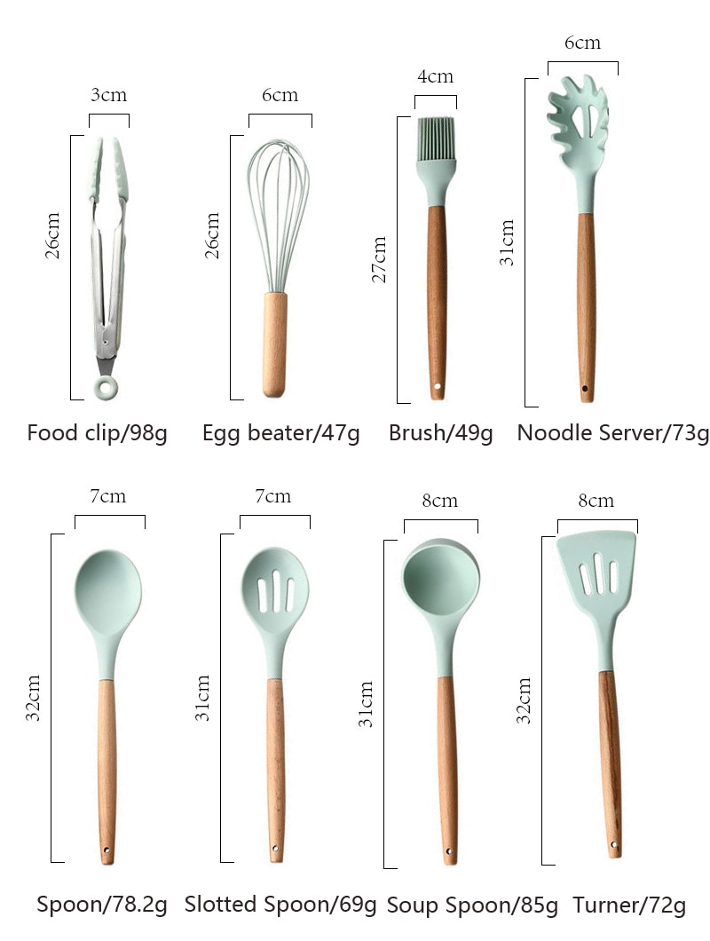 Heat Resistant Cooking Utensils Sets