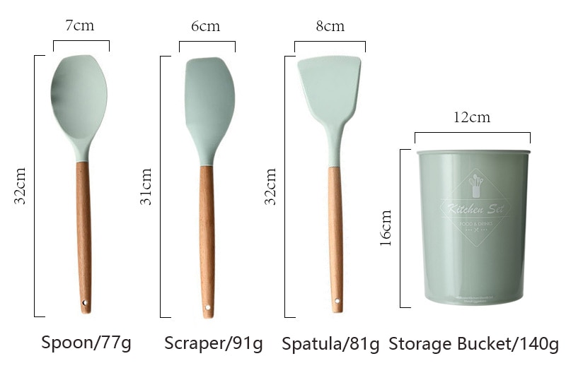 Heat Resistant Cooking Utensils Sets