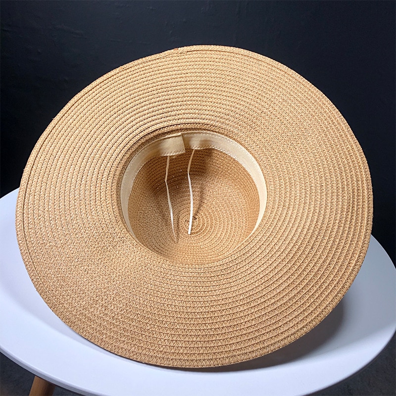 Women's Straw Sun Hat with Ribbon